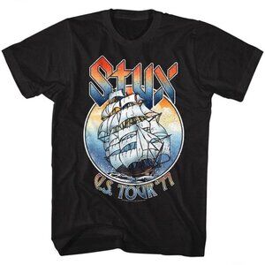 Styx 77 Tour Classic Rock Concert Fan T-Shirt